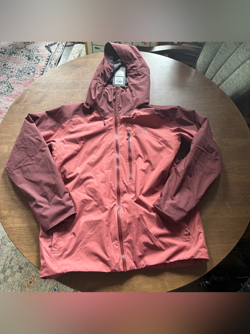 NEW Mountain Hardwear Parabolic Snow Jacket Men’s XL Ski Snowboard Maroon